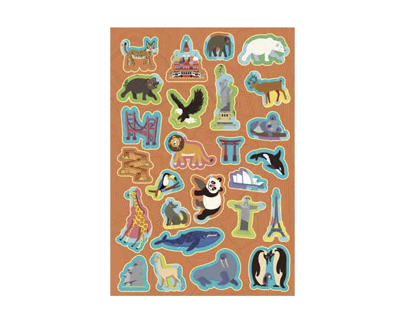 Láminas Magnéticas Mapamundi - Adetec