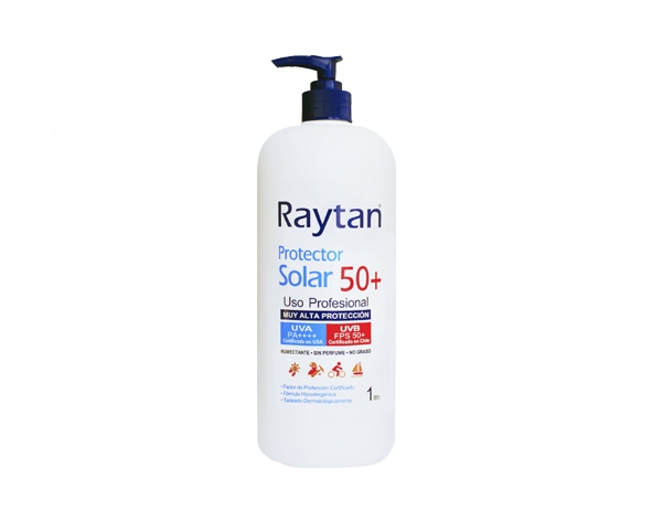 Protector Solar Factor 50+ 1 litro. Raytan