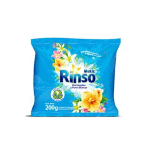 Detergente en Polvo 200gr Rinso