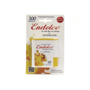 Endulzante Sucralosa 300 Tabletas Endolce