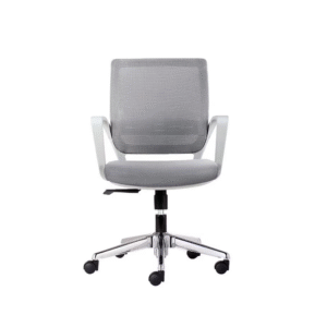 Silla Operativa Job Base Cromada Gris Claro Econosillas