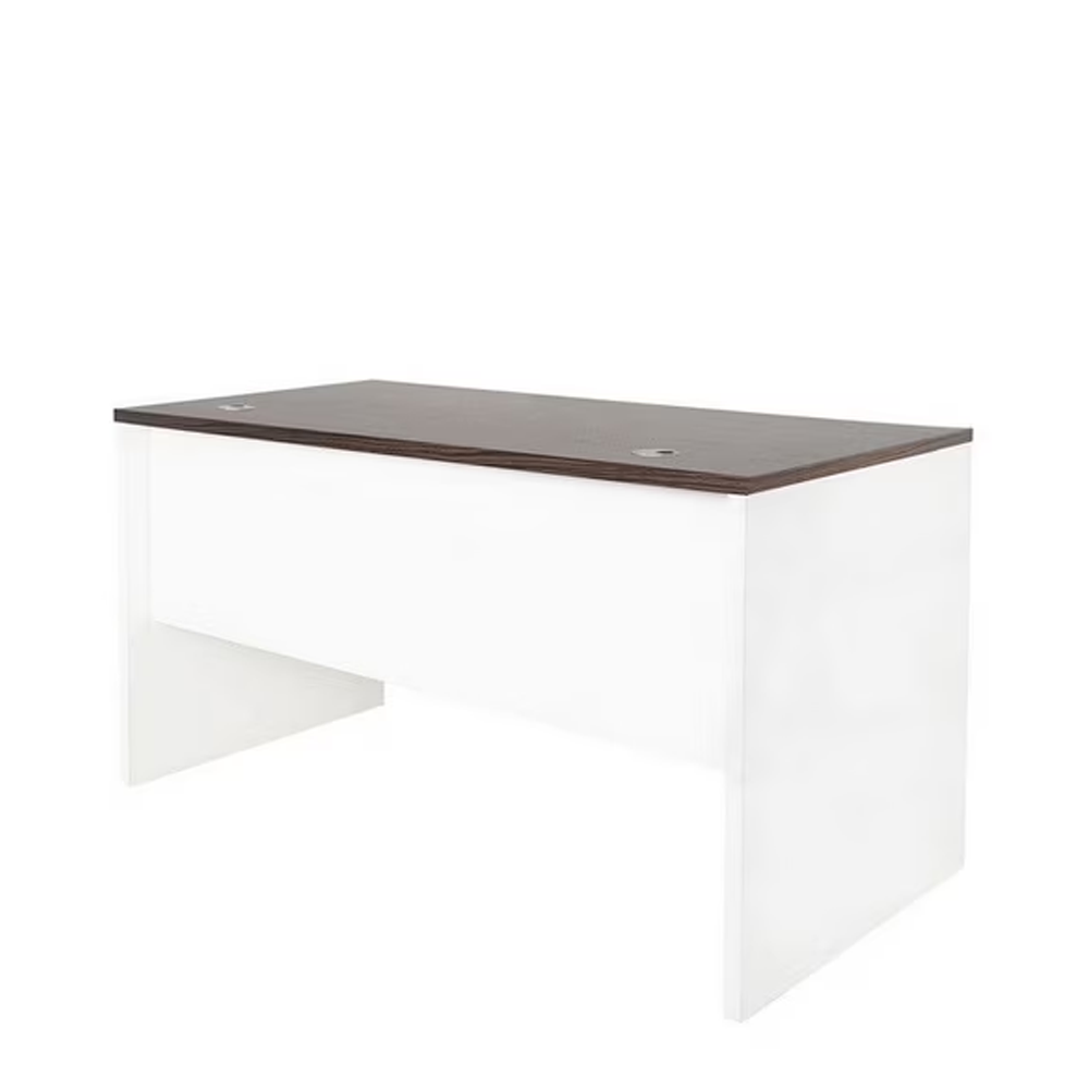 Escritorio Melamina 150x70 Wengue/Blanco Econosillas - Imagen 2