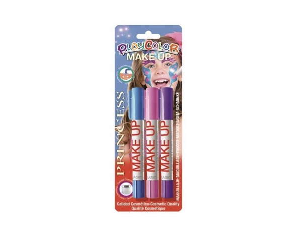 Tempera Maquillaje Playcolor Princess 3und. Instant