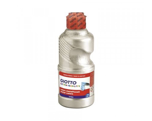 Tempera Metalica 250ml. Plata Giotto
