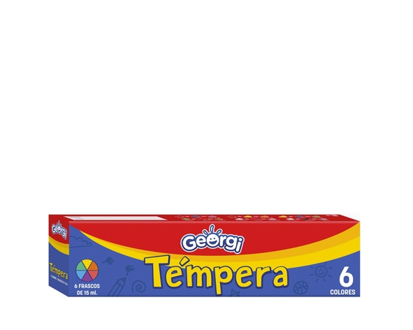 Tempera 6 Colores 15ml. Georgi