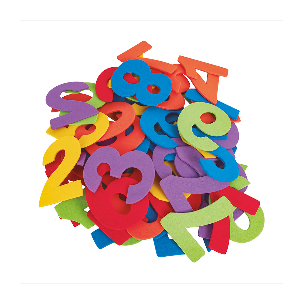 Números Adhesivos de Goma Eva Dactic - Imagen 2