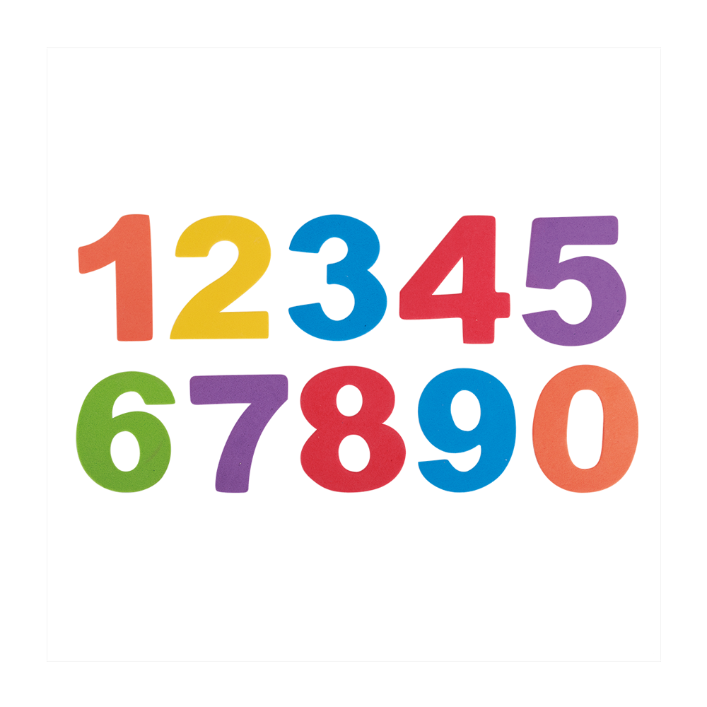 Números Adhesivos de Goma Eva Dactic - Imagen 3