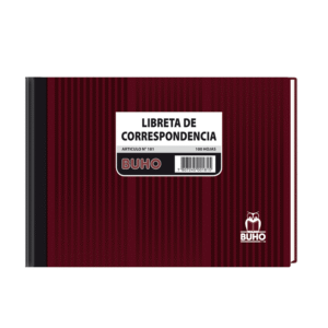 Libreta Correspondencia Nº181 100hjs Buho