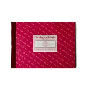 Libro Registro Socios 50hjs Rem