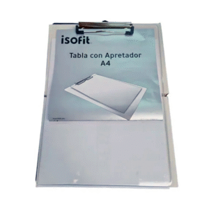Tabla Vinílica A4 con Apretador Isofit