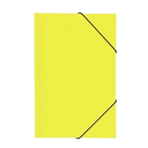 Carpeta Cartulina con Elástico Amarillo Buho