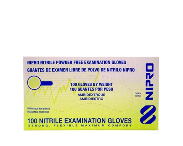 Guante de Nitrilo Clínico Certificado Nipro