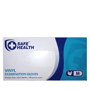 Guante de Vinilo Clínico Certificado Safe Health