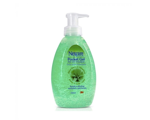 Alcohol Gel con Aloe Vera 340mL Nexcare