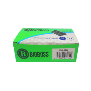 Apretador Doble Metálico Negro 41mm 12 Unidades Big Boss