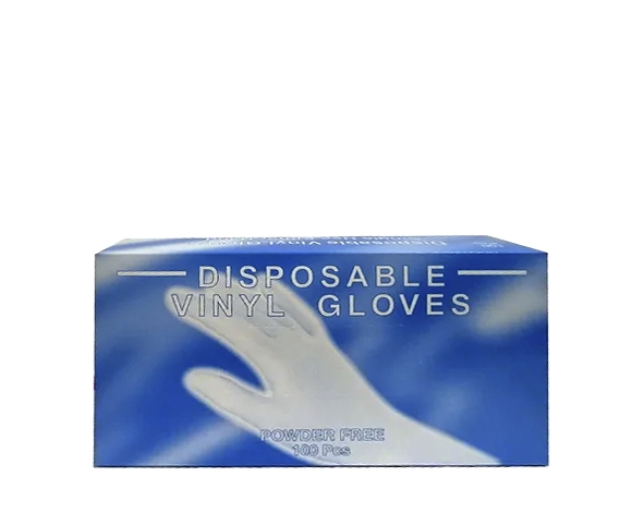 Guante de Vinilo 100 unid. Transparente Talla M