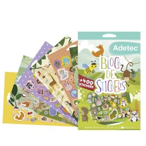 Block de Stickers Animalitos Adetec