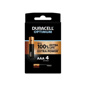 Pilas Alcalinas AAA Optimum 4 Unidades Duracell