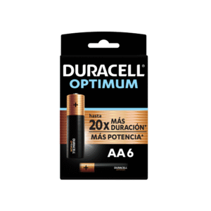 Pilas Alcalinas Optimum AA 6 Unidades Duracell
