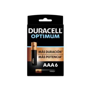 Pilas Alcalinas AAA Optimum 6 Unidades Duracell