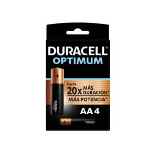 Pilas Alcalinas Optimum AA 4 Unidades Duracell