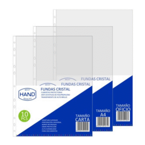 Funda Plástica Carta R-Blanco 10 Unidades Hand