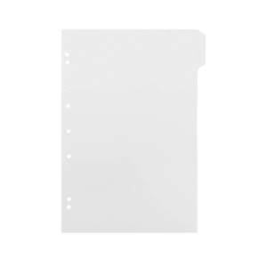 Separador Oficio Cartulina 6 Divisiones Blanco 22,8x31,7cm Halley