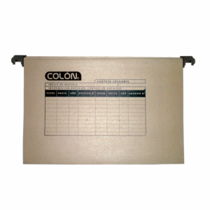 Carpeta Colgante Kraft Brazo Plástico Colón