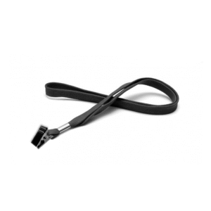 Cordón para Portacredencial con Apretador Negro-Rojo Hand