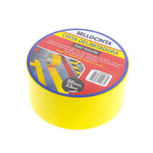 Cinta Delimitadora 50mm x 33m Amarilla Sellocinta