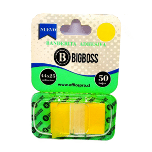Banderita Adhesiva Amarilla 50hjs Big Boss