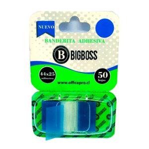 Banderita Adhesiva Azul 50hjs Big Boss