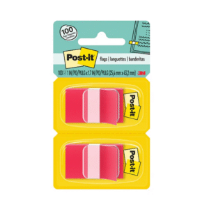 Banderita Adhesiva 680-1 Rojo 100 Unidades 3M