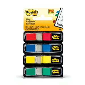 Banderita Adhesiva 683-4 Mini 4 Colores 35hjs Post-It 3M
