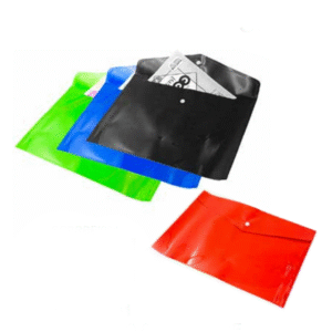 Sobre Plástico Oficio con Broche Colors Surtidos JM Import