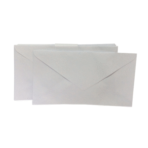 Sobre Tercio Oficio Blanco 13x24cm 50 Unidades Sin Marca