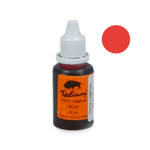 Tinta Tampón Rojo 20cc Talinay