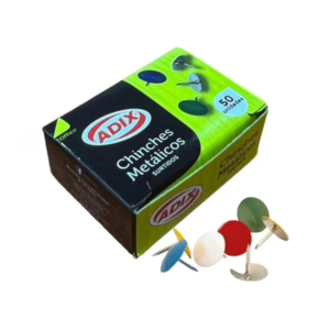 Chinches Colores 50 Unidades Adix