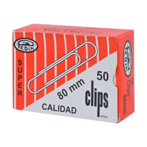 Clips Metálicos N80 Redondos 80mm 50 Unidades Pedin