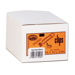 Clips Metálicos N50 Redondos 50mm 1kg Pedin