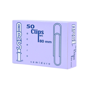 Clips Metálicos N80 Punta Redonda 80mm 50 Unidades Arsi