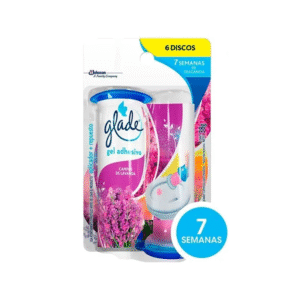 Desinfectante WC Discos Activos Aroma Lavanda Glade