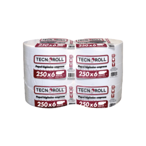 Papel Higiénico Jumbo Doble Hoja 250m x 6 Unidades Tecnoroll