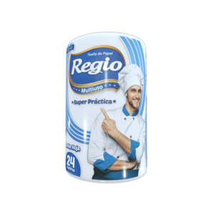 Toalla Papel Multiuso Doble Hoja 24m x 1 Unidad Regio