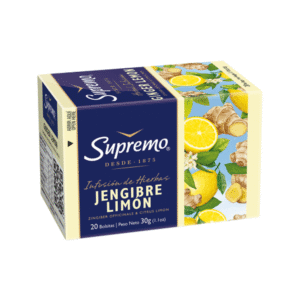 Té Limón Jengibre 30gr 20 Bolsitas Té Supremo