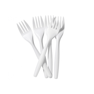 Tenedor Plástico Económico Paquete 100 Unidades