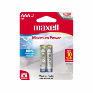 Pilas Alcalinas AAA 2 Unidades Maxell