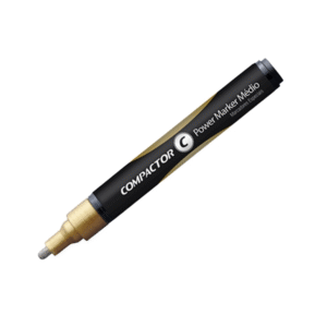 Marcador Permanente Óleo Plateado Compactor