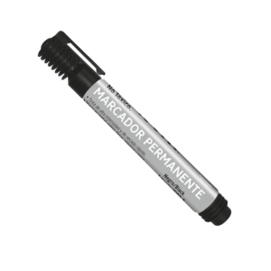 Marcador Permanente Punta Biselada Negro Isofit