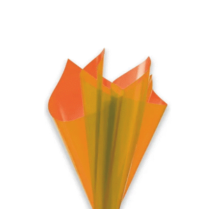 Papel Celofán Naranjo 80x100cm Hand